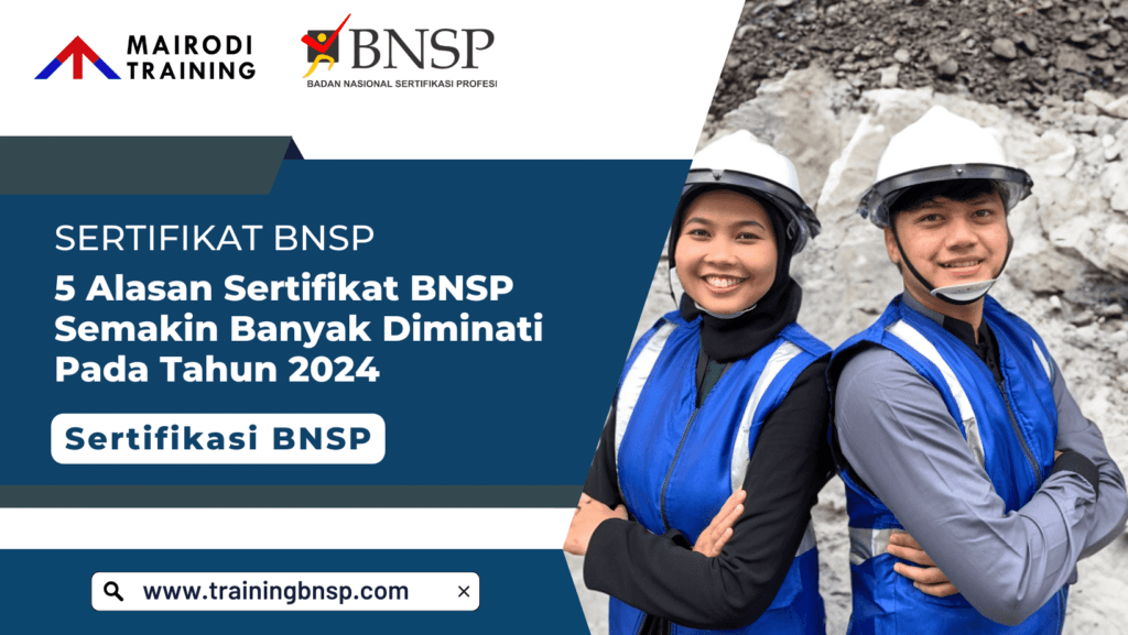 sertifikat bnsp 5 alasan