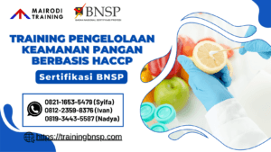 Training HACCP Pengelolaan Keamanan Pangan – Sertifikasi BNSP