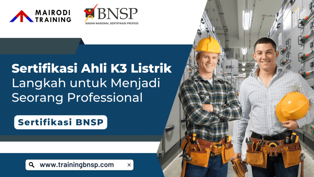 sertifikasi ahli k3 listrik b nsp