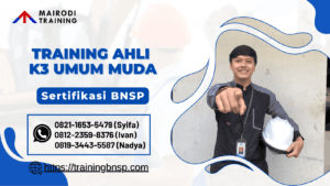 Training Ahli K3 Umum Muda – Sertifikasi BNSP