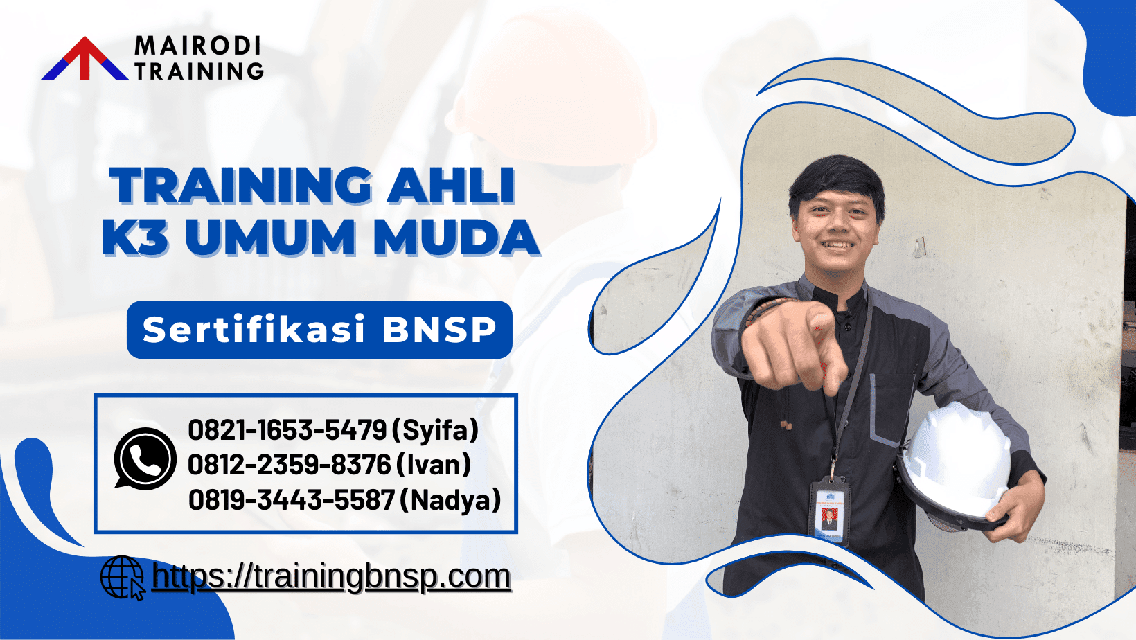 Training Ahli K3 Umum Muda – Sertifikasi BNSP