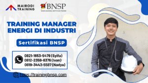 Training Manager Energi di Industri – Sertifikasi BNSP