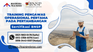 Training Pengawas Operasional Pertama (POP) – Sertifikasi BNSP