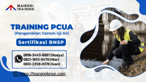 Training PCUA (Pengambilan Contoh Uji Air) Sertifikasi BNSP