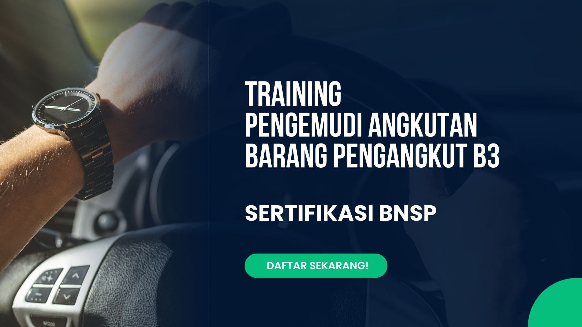 Training Pengemudi Angkutan Barang Pengangkut B3