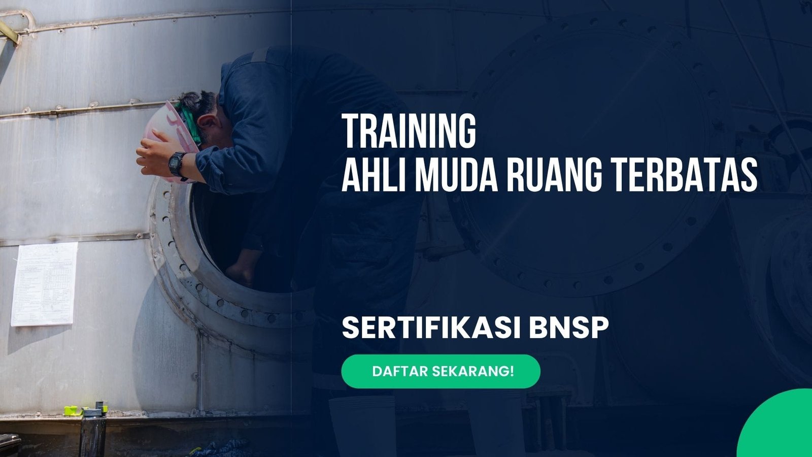 Training Ahli Muda Ruang Terbatas