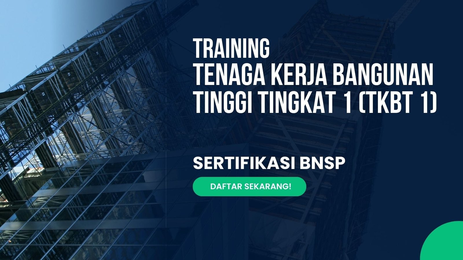 Training TKBT 1 Sertifikasi BNSP